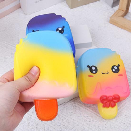 Ice Cream Bar Squeeze Toy Slow-Rising PU Fidget for Stress Relief Cute