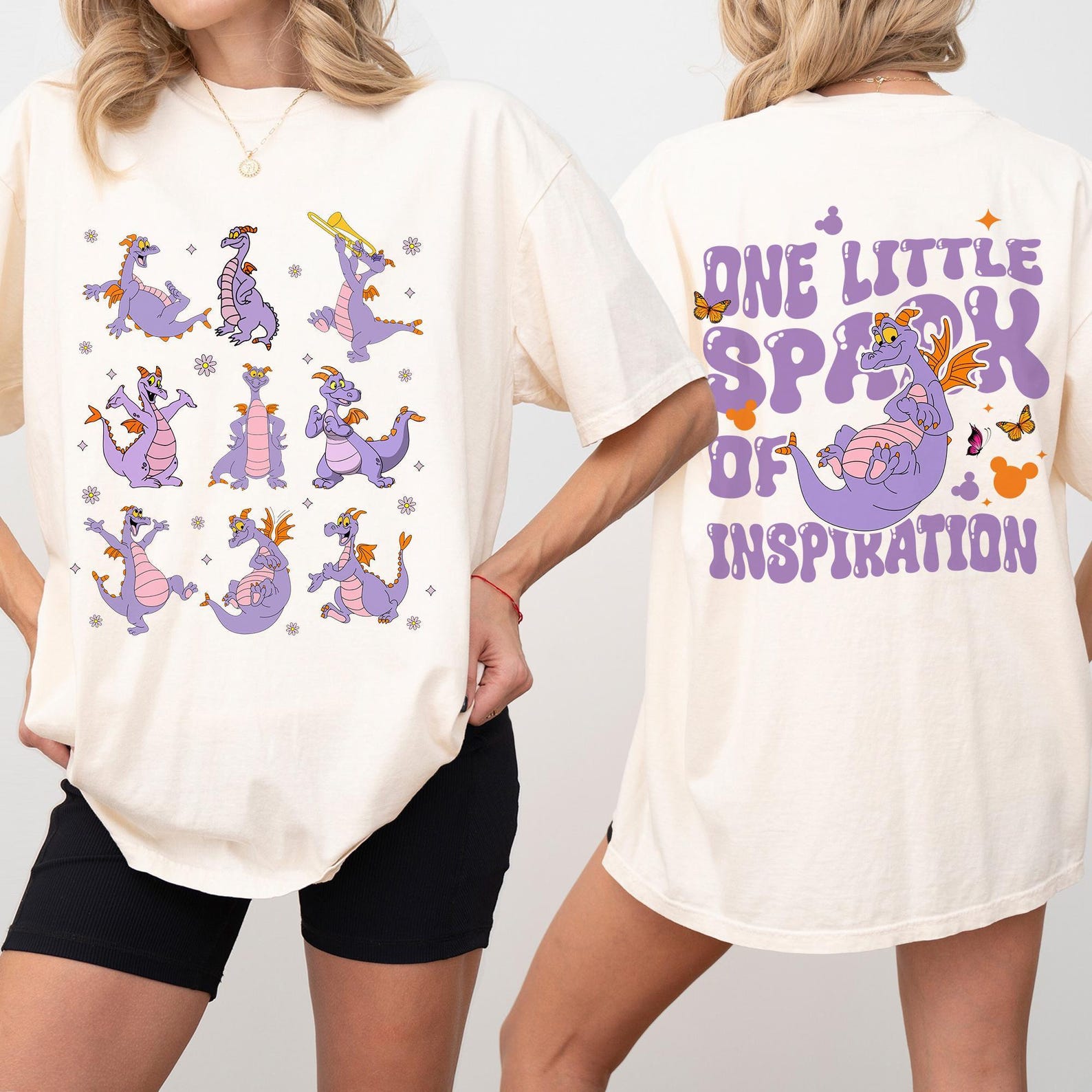 Retro One Little Spark Shirts, Figment Shirt, Magic Kingdom Shirt, Womens Epcot Tee, Disney World Shirt, Disney Figment Shirt, Epcot T-shirt 4XL