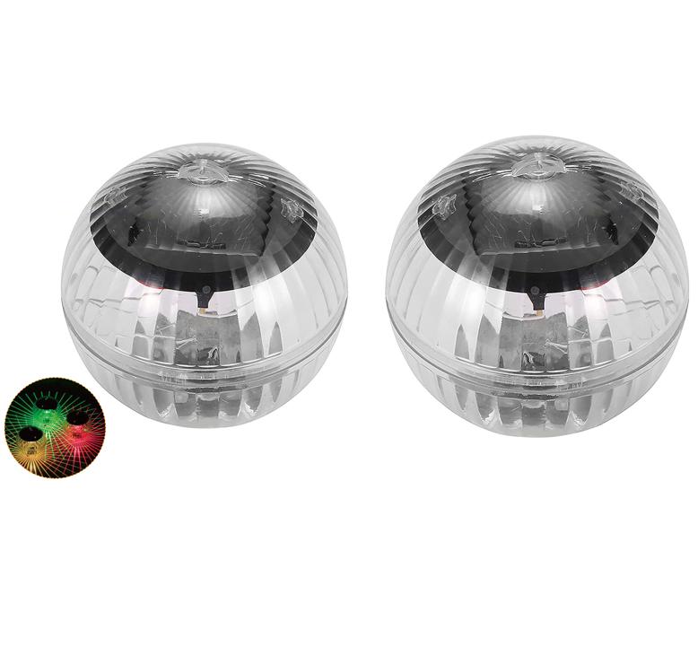 Solar Floating Pool Lights, RGB Color Changing Waterproof Solar Pool Lights Hangable Floating Ball Lights Garden Party Decor