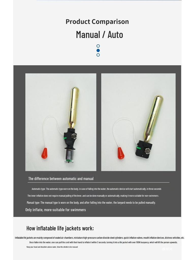 Compact Inflatable Life Jacket for Adults - Professional Marine Buoyancy Vest for Fishing and Summer Water Activities