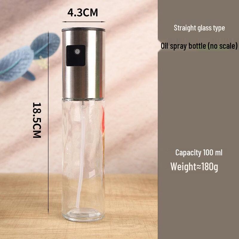 ZISIZ Stainless Steel & Glass Oil Sprayer