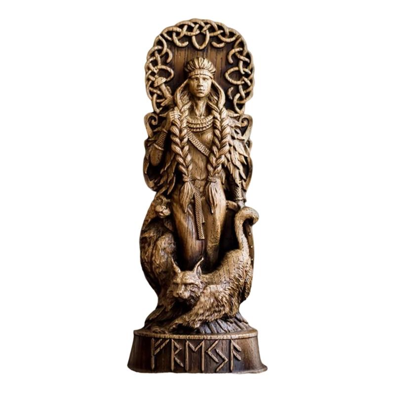 Norses God Statue Odin,Thors,Loki,Freyja Figurines Scandinavian Pantheons Ornament Table Centrepieces Home Decors