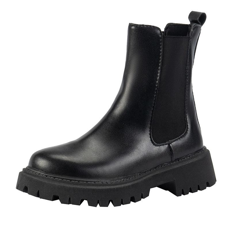Fashion Women Boots Hot Luxury Thick Sole Chelsea Boots Women Flat Casual Boots High Quality Fashion Shoes for Women Zapatos De Mujer