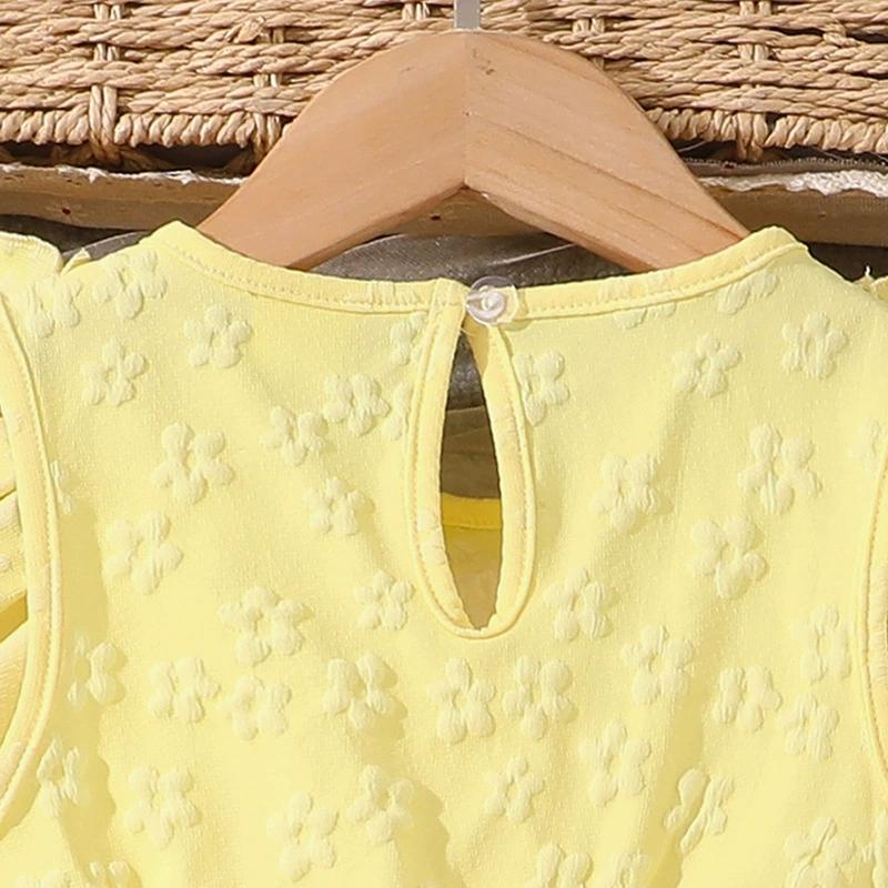 Girl Short Sleeves Dress Children Kid Casual Summer Beach Sundress Princess Dresses Clothes