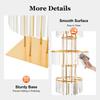 5 Tier Acrylic Flower Stand Gold Wedding Centerpiece Modern Floor Display for Party Birthday Banquet Decor