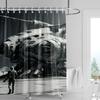 Auto Illustration Duschvorhang Wasserdicht Badezimmer Duschvorhang Moderne Einfache Badezimmerdekoration Mit Haken