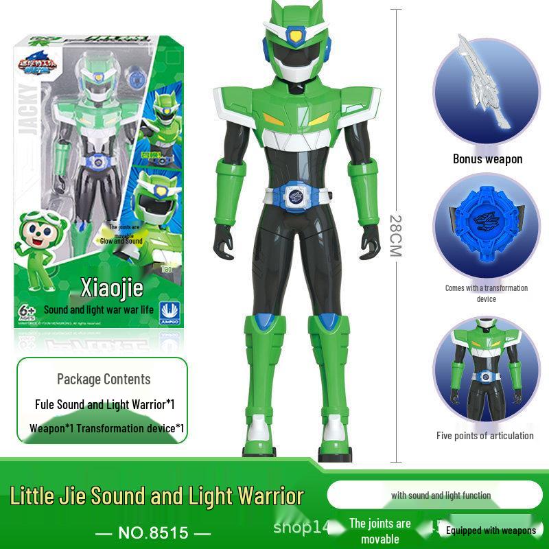 Mini Force Thunder King Mecha: Super Energy Beast Transformation Toy with Sound and Light.