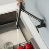Hui Nizi 304 Stainless Steel Foldable Wall-Mounted Kitchen Faucet