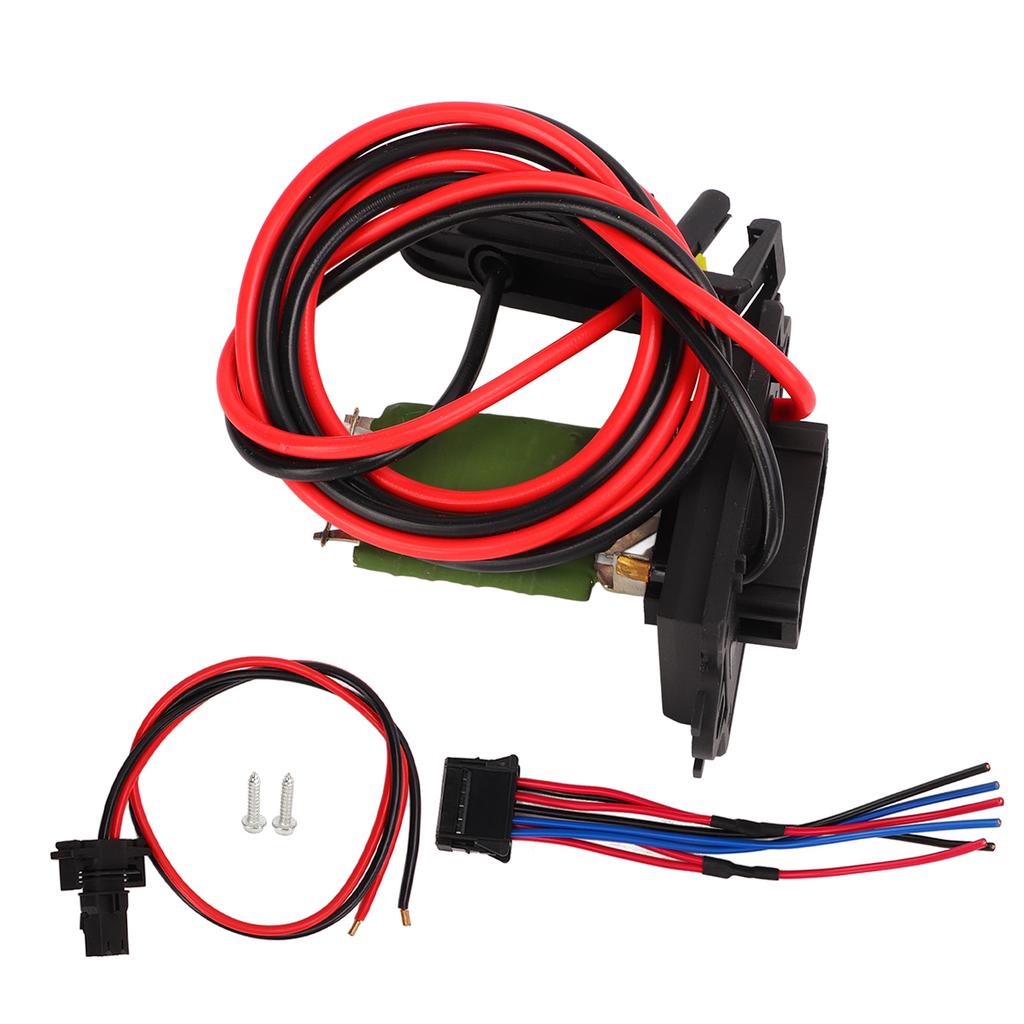 Heater Blower Motor Resistor 7701209803 with Wiring Loom Replacement for Clio MK III