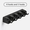 Magic Plastic Mop Holder Broom Hanger Mop Storage Rack Wall Mounted Mop Holder Multi‑Functional Kitchen Household Tools JYSNJ03