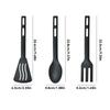 Cooking Utensils Set Nylon Kitchen Utensils Set Sturdy Cutlery Kit With Non-Stick Spatulas Comfortable Handle Cookware