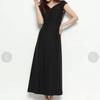 Lilybrown Back Open Long Dress Black Lilybrown