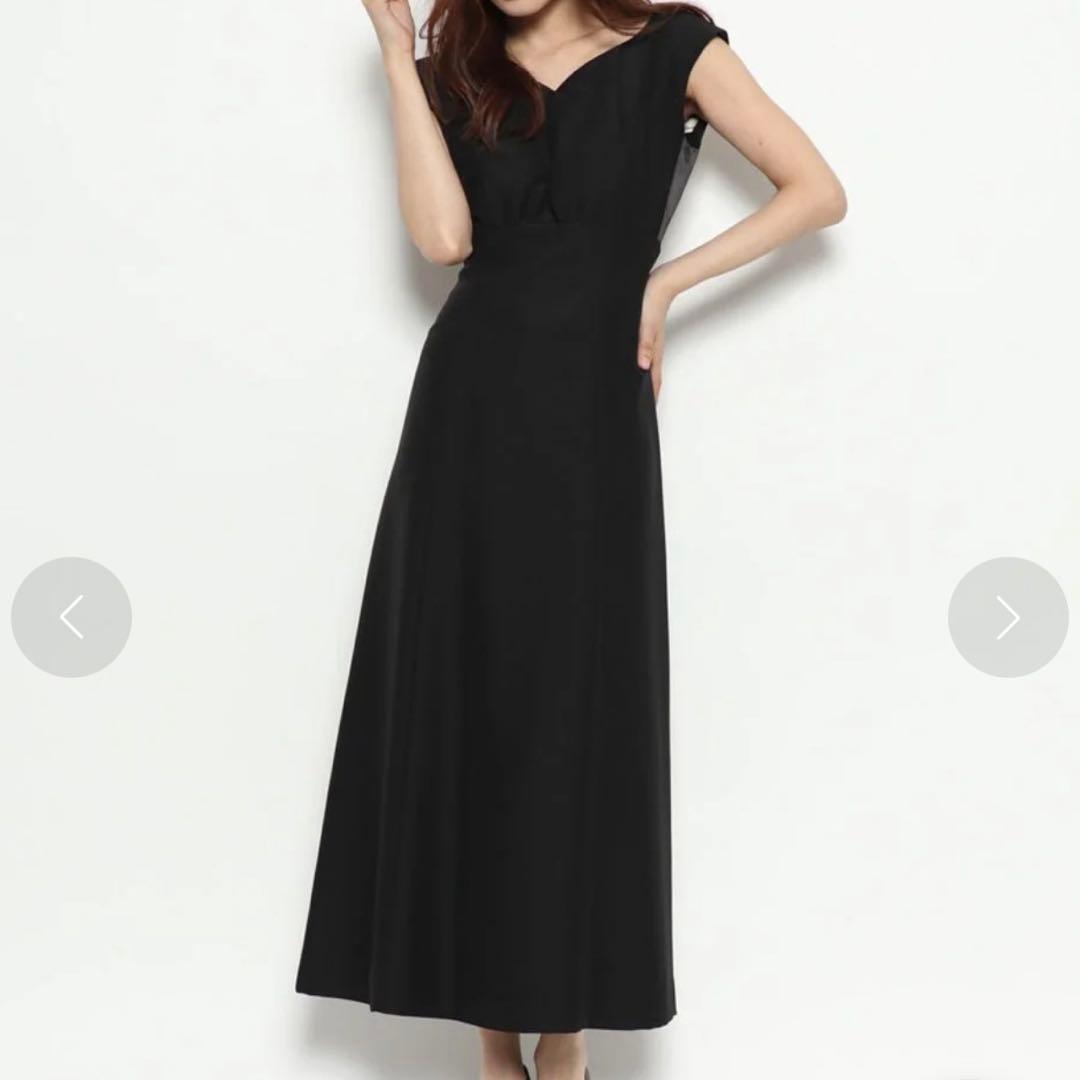 Lilybrown Back open long dress black Lilybrown