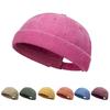 Casual Distressed Skull Hat Casual Hat Cotton Rolled for Daily Wear Outdoor Activity Streetwear Photo Props
