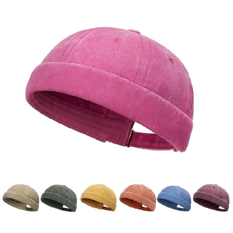 Casual Distressed Skull Hat Casual Hat Cotton Rolled for Daily Wear Outdoor Activity Streetwear Photo Props