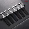 Premium Silicone Watch Band Butterfly Buckle Waterproof Soft Rubber Strap 20mm 22mm Breathable Strap Replacement Universal Watch