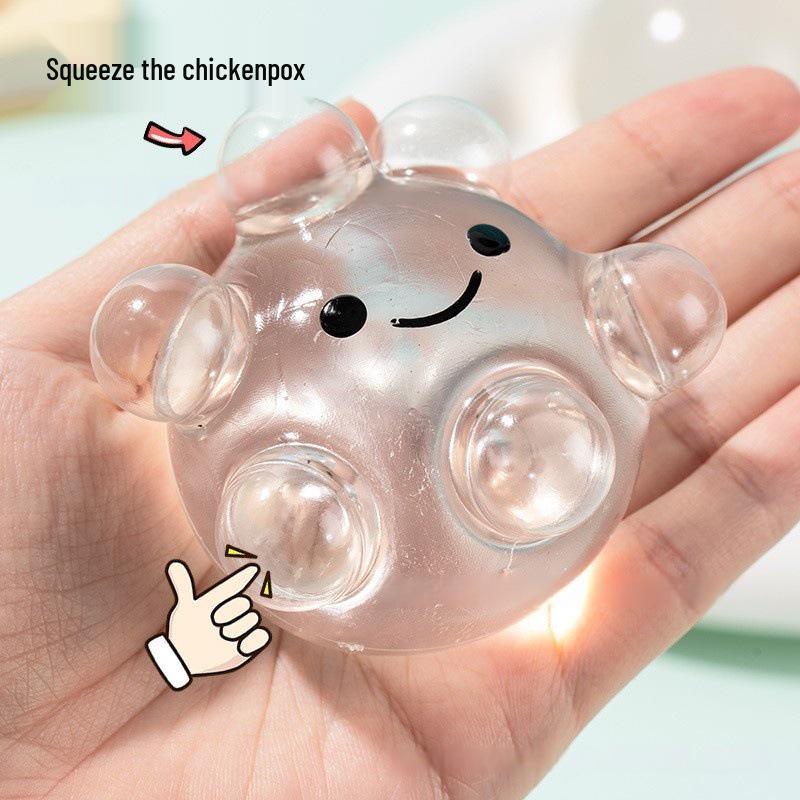 Creative Crystal Ball Bubble Blower: Slow Rebound Squeeze Toy