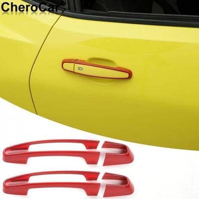 2X Exterior Door Handle Erts Trim Decor Cover for 2017- Chevrolet Camaro