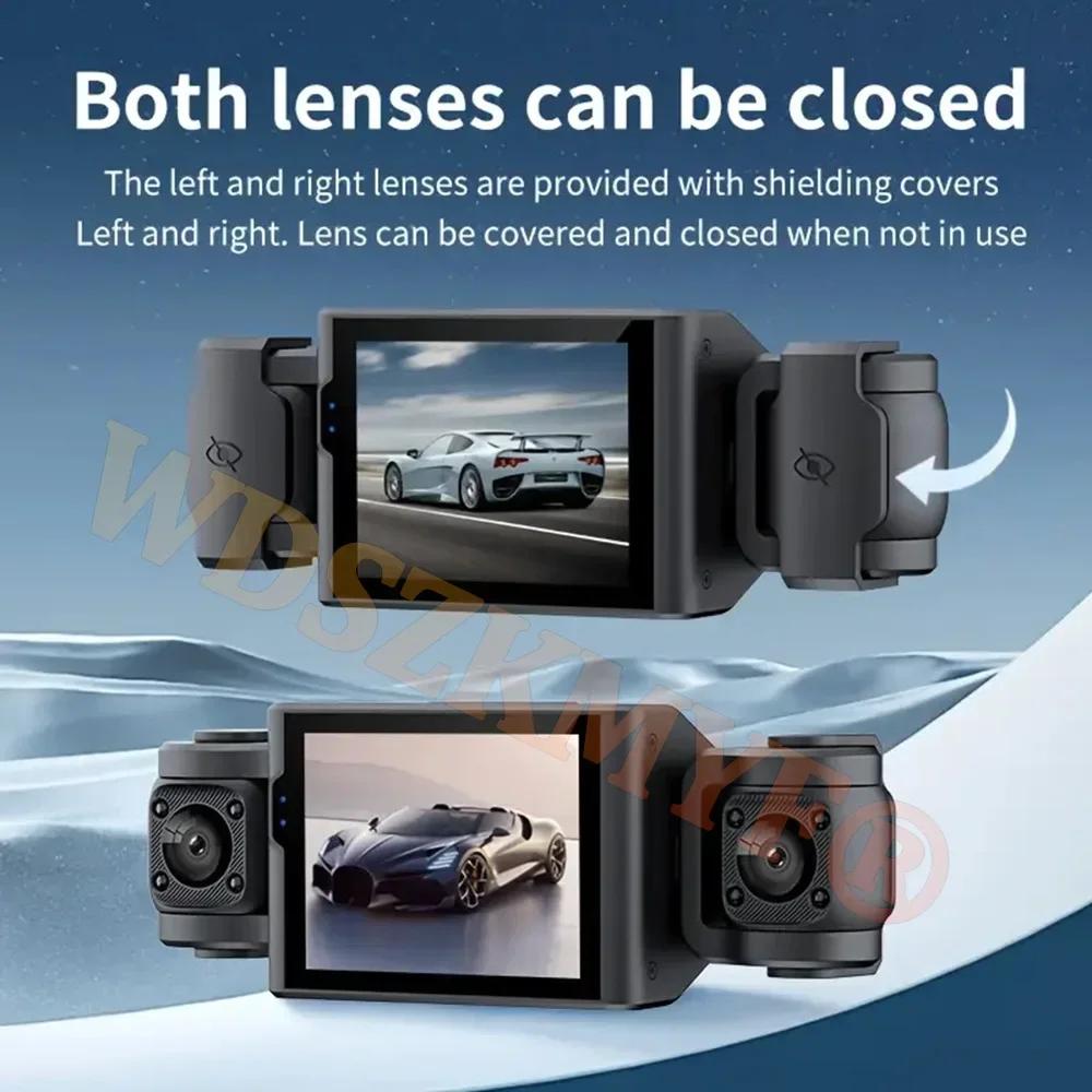 360° Car Dash Cam 3/4 Channels Video Recorder WIFI 1080P Car DVR  3Lens Front Left Right Rear View Camera Night Vision Black Box