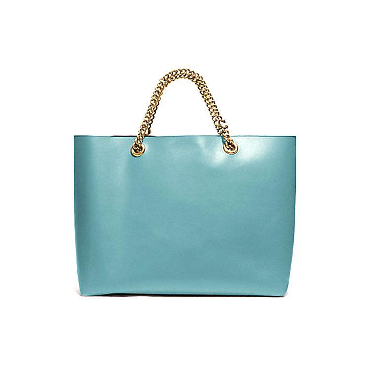 Coach Convertible Tote 43 Large Capacity Leather Tote Bag Shopping Bag Shoulder Handbag Women Tote Blue 78218-B4MR