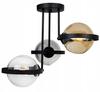 MODERN GLASS RING HANGING LAMP MIX