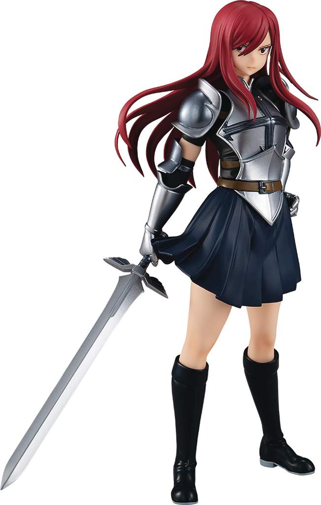 POP UP PARADE Erza Scarlet malovaná hotová figurka G94214 "FAIRY TAIL" v měřítku ABS a PVC
