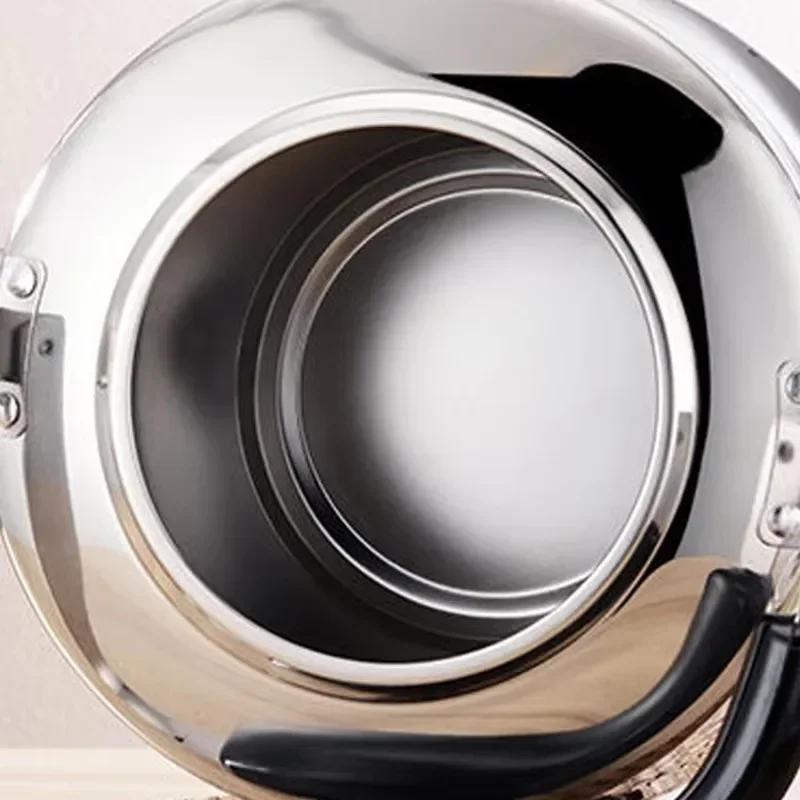 Ceainic din Oțel Inoxidabil, Fierbător de Mare Capacitate, Încălzire, Camping, Arzător pe Gaz, Potrivit pentru Acasă, Camping, Interior și Exterior, Birouri