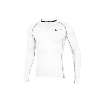 Pro Dri-Fit Sports Casual Slim Fit Long Sleeve Round Neck T-Shirt Men Tops White DD1991-100