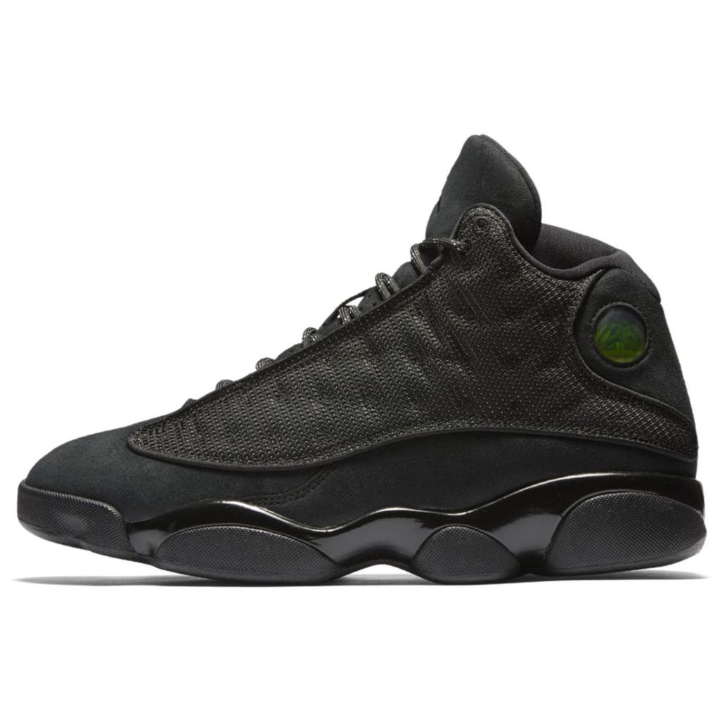 Air Jordan 13 Retro 'Black Cat' (Unisex) Black / Anthracite / Black Vintage Basketball Shoes 414571 011