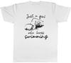Girl who loves Swimming Mens TShirt Swim Swimmer Tee Gift