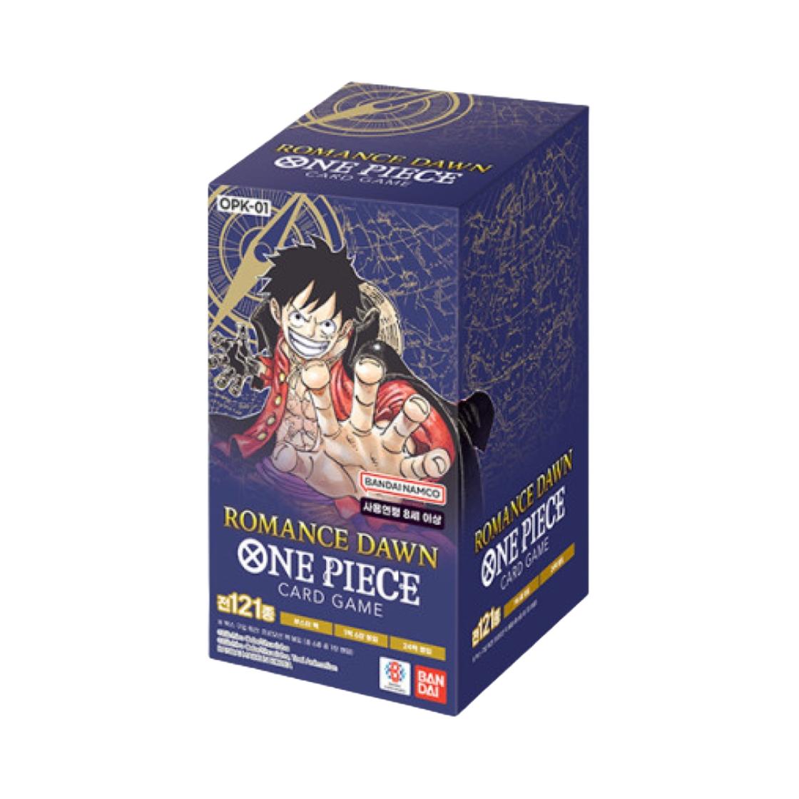 Bandai One Piece Card Game OPK-01 Romance Dawn Carddass Booster Box (Pack of 25/Korean Ver.) ONE SIZE
