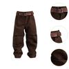 1/12 Doll Pants and Belt Action Figures Clothes Dress Up for 6 Inch Male