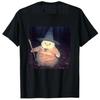 Magier Katze seltsam lustig Halloween-Katze Frau T-Shirt Humor Mode süßer Kätzchen Aufdruck mit Zeichnung Blusen für Unisexga