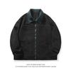 Giacca Cityboy Giapponese in Velluto a Coste Moda Uomo Primavera e Autunno Retro Vintage Gioventù Giacca da Lavoro