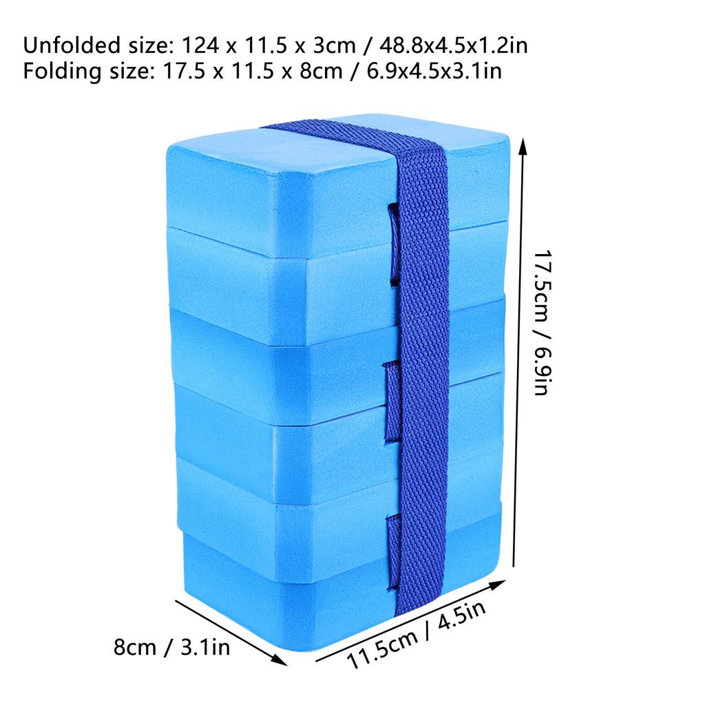 Inflatable Life  Lightweight Life Safety Swimming Learning Training Aid Waist  EVA Adjustable Belt