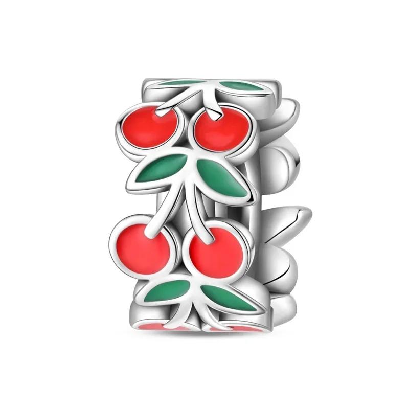 Brand New Summer Cake Charm Bead Component Copper Metal Fruit Ice Cream Candy Pendant Bead Component Bead Components Designed For Authentic Original