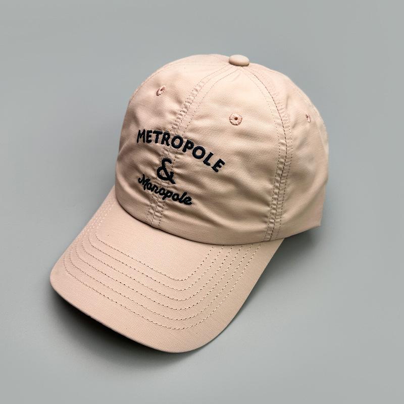 Outdoor Sports Quick-Drying Baseball Cap Men And Women Embroidered Letter Cap Breathable Couple