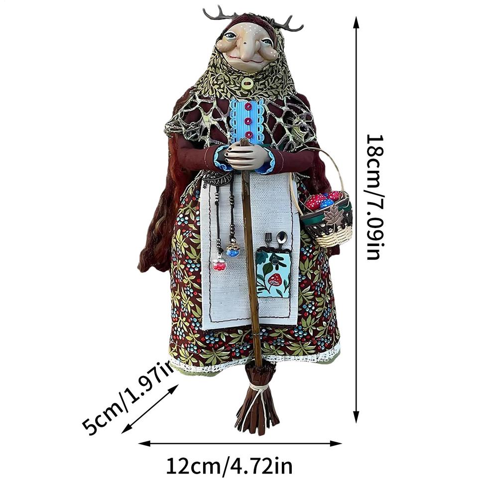 

1pcs Kitchen Hanging Witch Doll Prop Animated Ghost Scary Yard Door Wall Tree Party Outdoor Home Decoration For Kids Toy