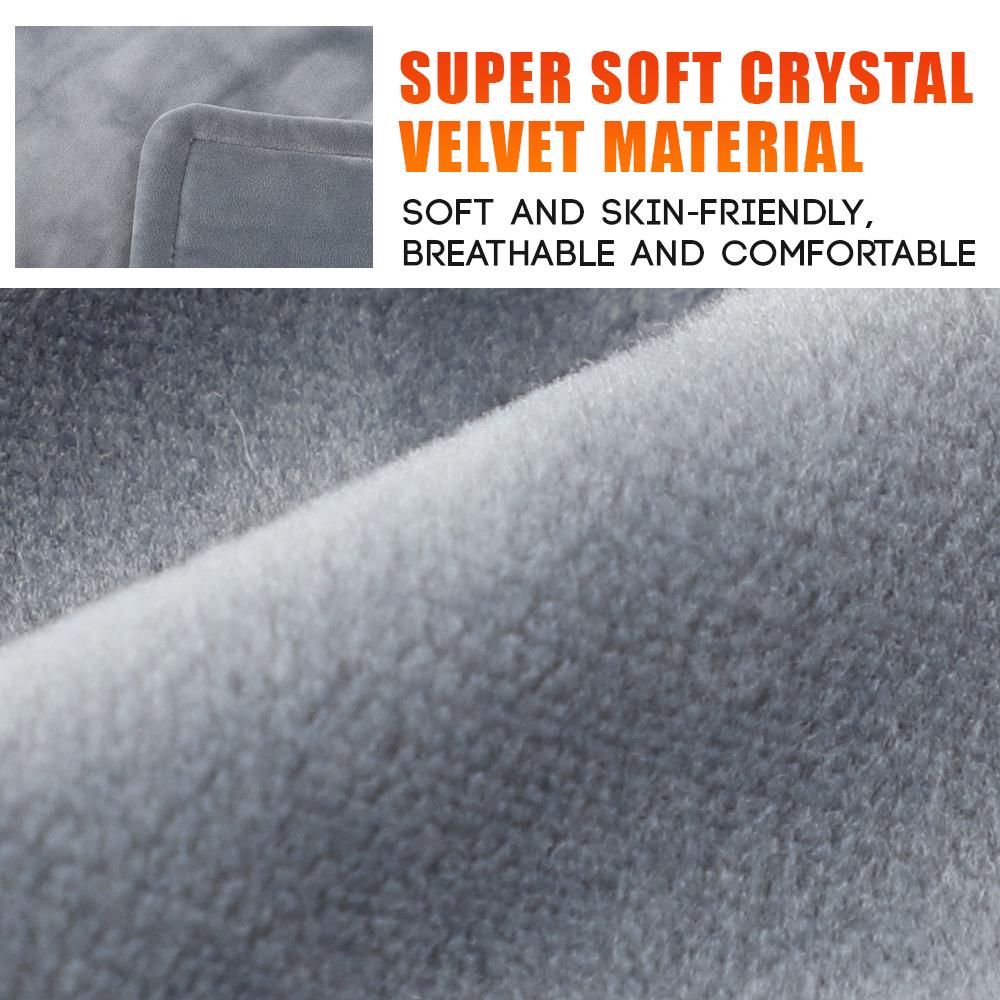 Cross-Border 60x90cm Electric Heating Shawl: 3-Speed Timer, 10-Level Heat, Shoulder/Neck/Waist Protection, Multi-functional Warmth.