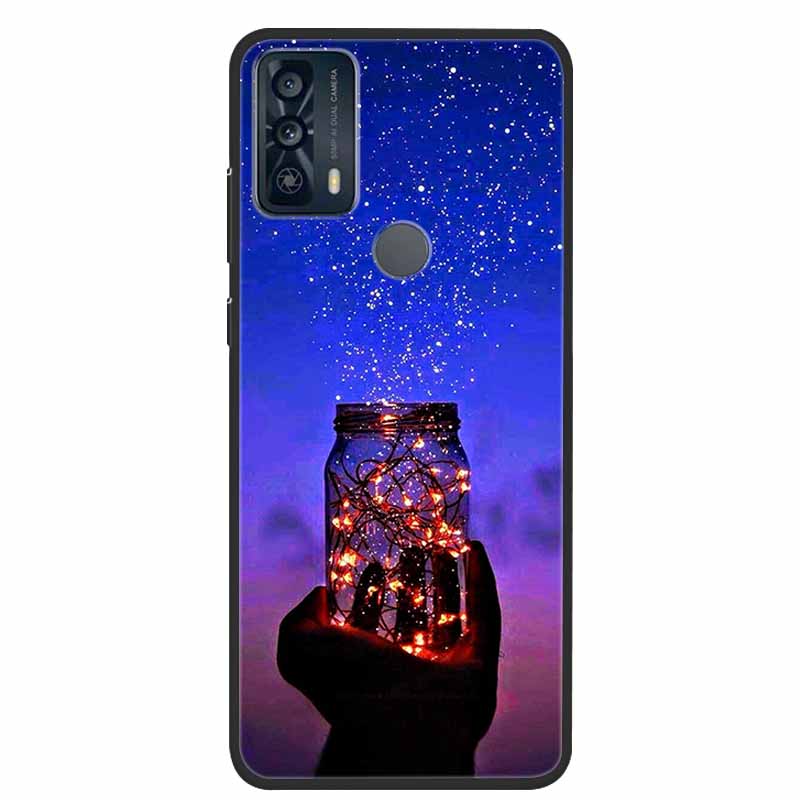 For TCL 20Y 20E Case Luxury Soft Silicone TPU Back Cover For TCL 20Y 20B Phone Cases TCL20Y 20 Y TCL20E Cute 6125F Funda Cartoon