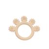 Food Grade Silicone Baby Teething Toys BPA Free Infant Chew Toys Silicone Teething Ring  Newborn