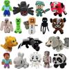 Almofada de Pelúcia Minecraft para Crianças, Animal de Pelúcia Macio, Brinquedo Aconchegante Dobrável, 15-60cm, Presente Perfeito