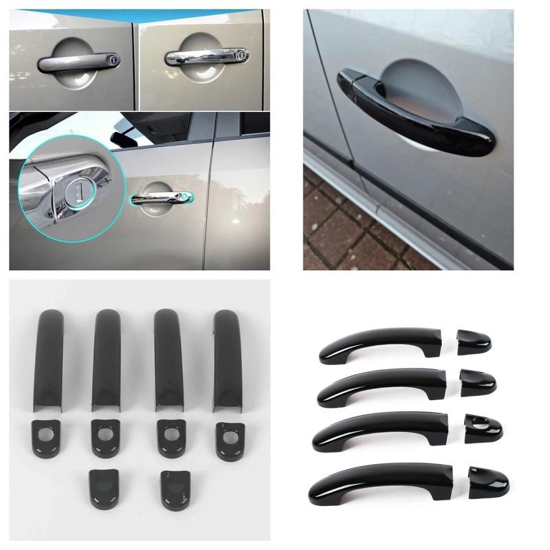 For Volkswagen VW Touran Caddy T5 Transporter 2003 2004-2015 ABS Chrome Door Handle Cover Trims Sticker Car Styling Accessories