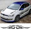 Adesivos para Capô de Carro Autoadesivos Esportivos Corrida Chama Totem Decalques de Vinil para Carro Acessórios Decorativos para Porta Lateral do Carro