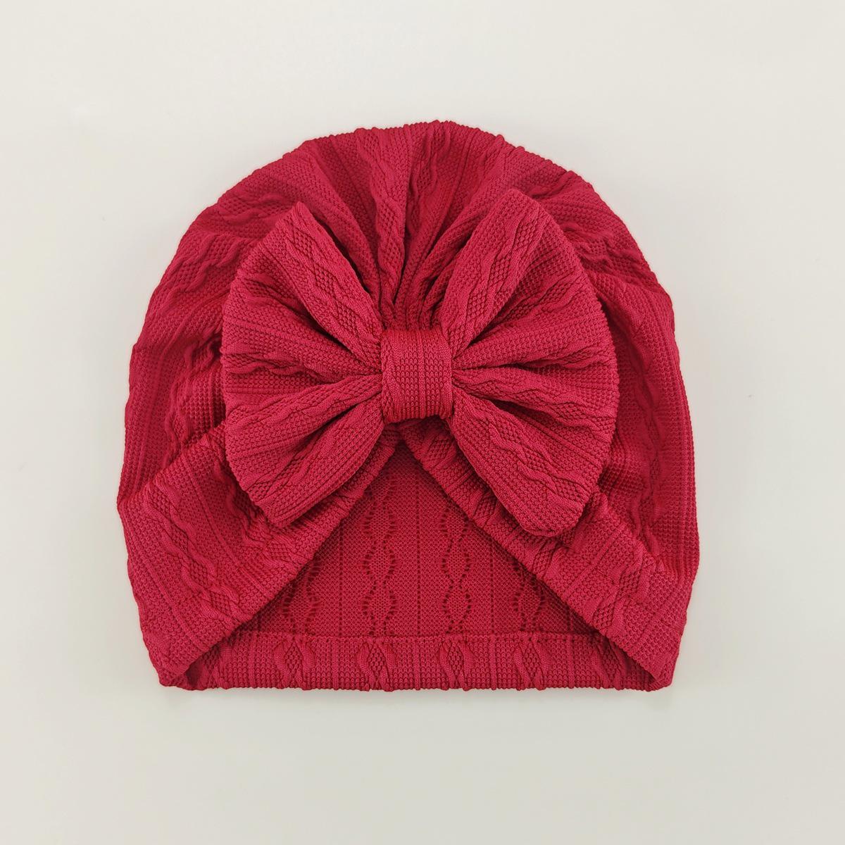 

Newborn Cross-border Baby Hat & Bow Headband with Socks Set