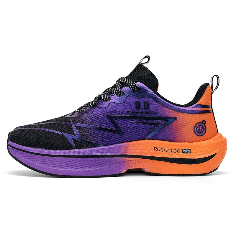 Carbon board running shoes autumn and winter sports students and older children professional sports racing air cushion running shoes