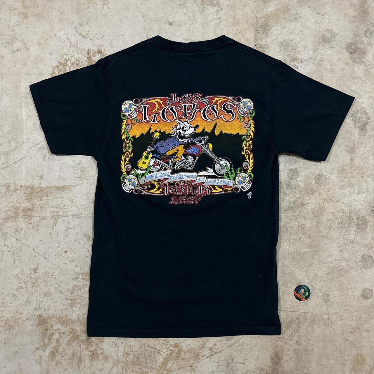 2007 Los Lobos Mexican band/biker t shirt Size S Unisex T-Shirt S