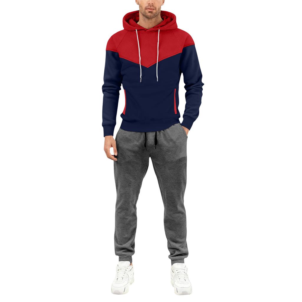 Herren Herbst/Winter Kapuzen-Sportset