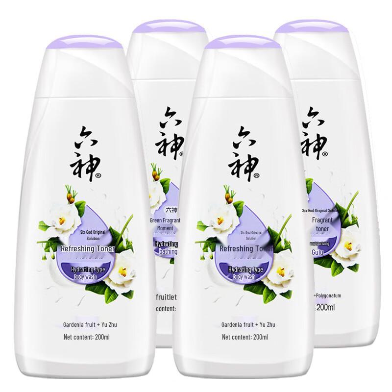 

Liushen Refreshing & Moisturizing Shower Gel 4-Pack