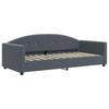 Vidaxl Sofa Rozsuwana, Ciemnoszara, 90X200 Cm, Aksamit
